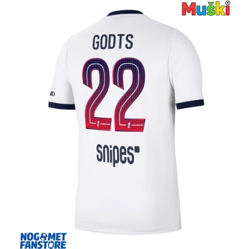 Paris Saint-Germain Mika Godts #22 Gostujuci Dres 2026-27 Kratak Rukav